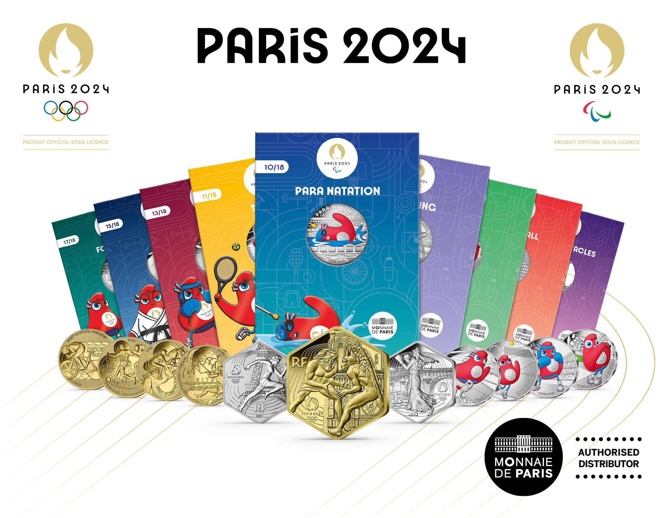2024公式店舗 The Paris Shop Scoin The – Games Paralympic and Olympic 2024 コレクション